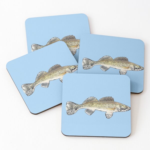 Item preview, Zander Pike-Perch Black Alternate Design  designed and sold by designsasstultd.