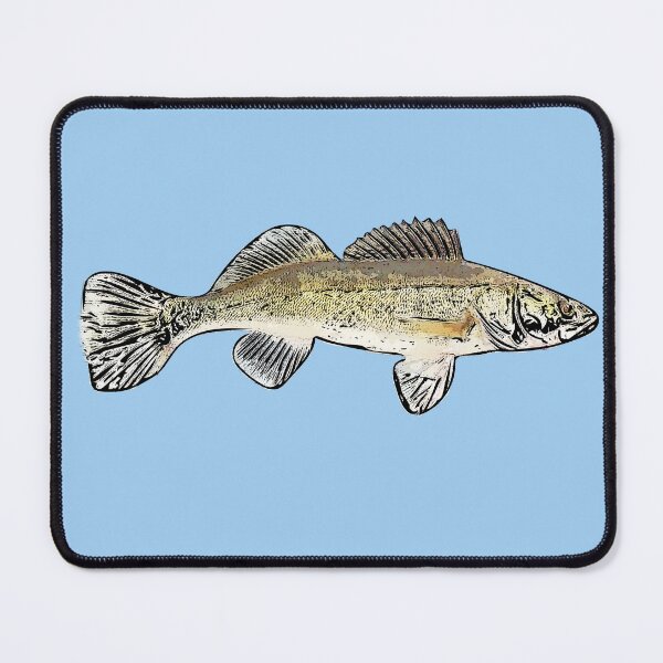 Item preview, Zander Pike-Perch Black Alternate Design  designed and sold by designsasstultd.