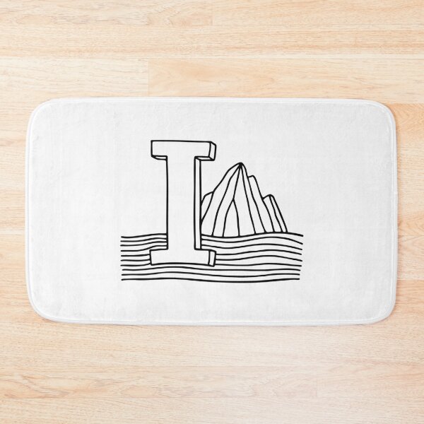 Item preview, A doodle illustration of letter I and Iceberg designed and sold by rasagamastore.