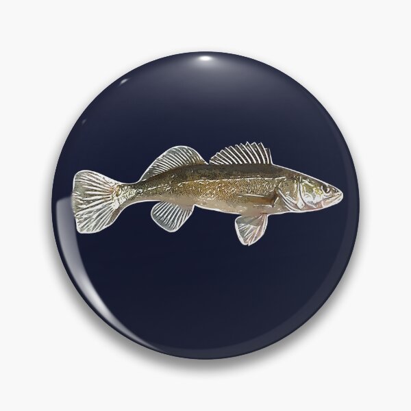Item preview, Zander Pike-Perch White Alternate Design  designed and sold by designsasstultd.