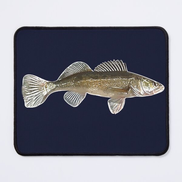 Item preview, Zander Pike-Perch White Alternate Design designed and sold by designsasstultd.