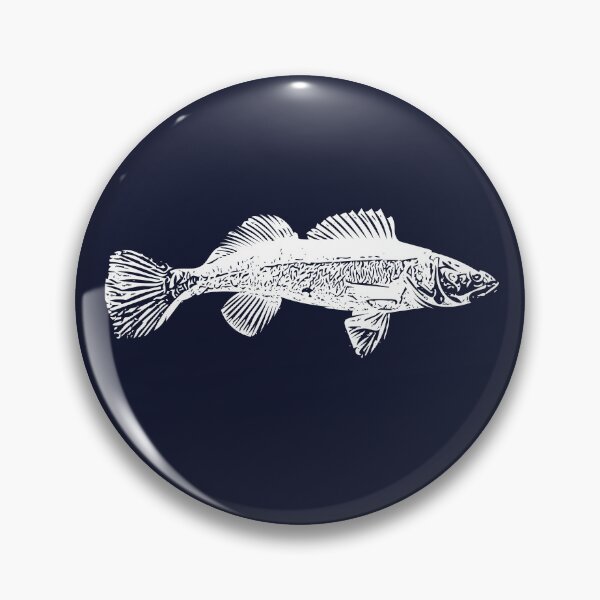 Item preview, Zander Pike-Perch White Design  designed and sold by designsasstultd.
