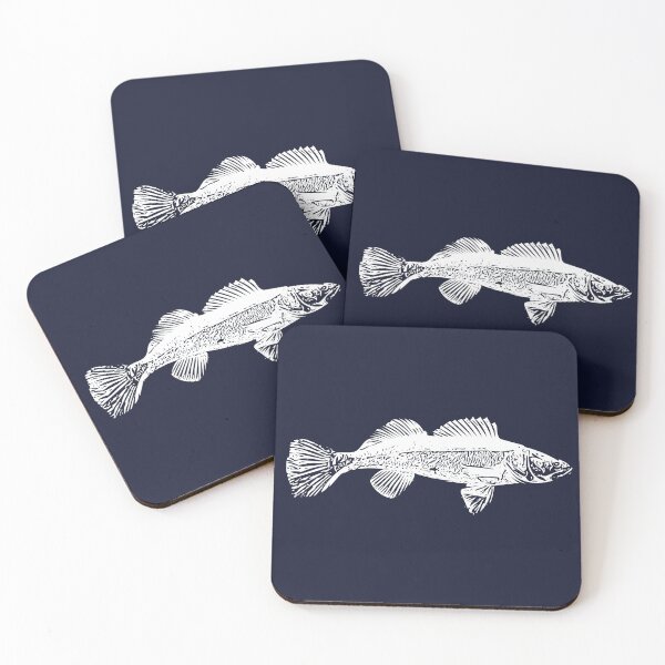 Item preview, Zander Pike-Perch White Design  designed and sold by designsasstultd.