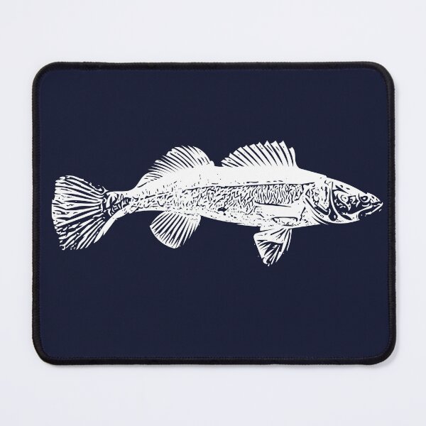 Item preview, Zander Pike-Perch White Design  designed and sold by designsasstultd.