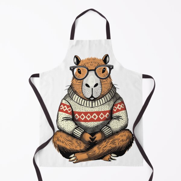 Item preview, Cosy Capybara: The Intellectual designed and sold by krisevansart.