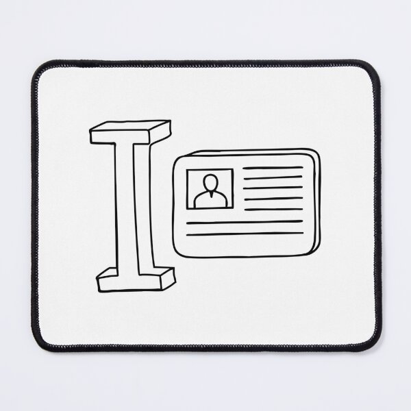 Item preview, A doodle illustration of letter I and Identity designed and sold by rasagamastore.