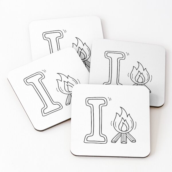 Item preview, A doodle illustration of letter I and Ignite designed and sold by rasagamastore.
