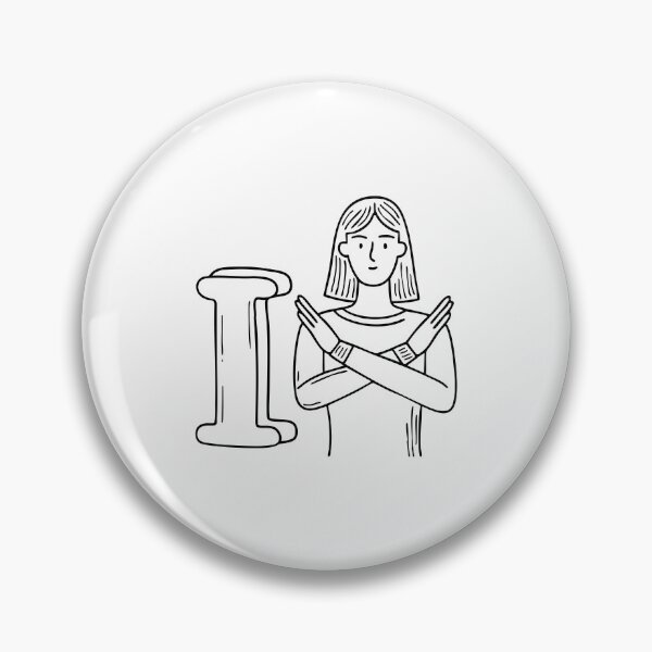 Item preview, A doodle illustration of letter I and Ignore designed and sold by rasagamastore.