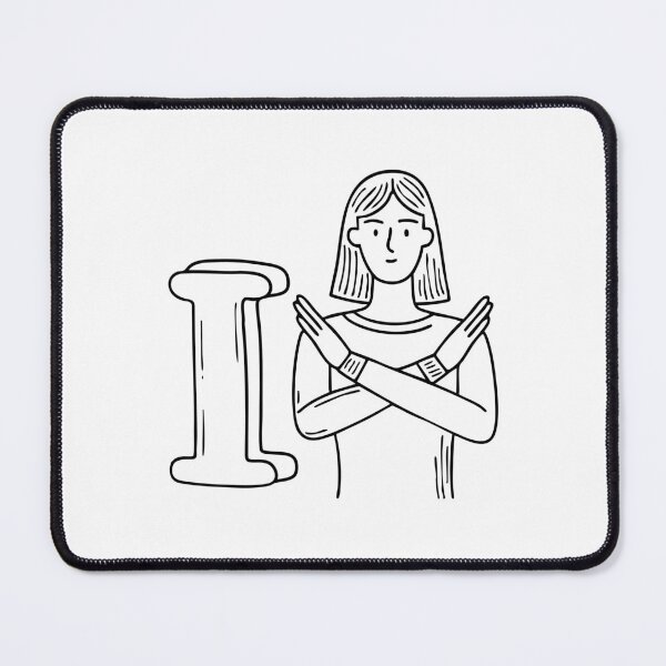 Item preview, A doodle illustration of letter I and Ignore designed and sold by rasagamastore.