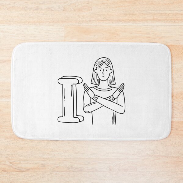 Item preview, A doodle illustration of letter I and Ignore designed and sold by rasagamastore.