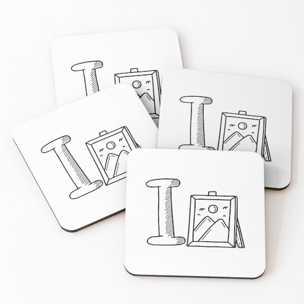 Item preview, A doodle illustration of letter I and Image designed and sold by rasagamastore.