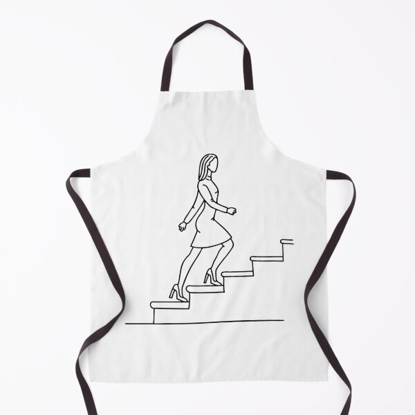 Item preview, Woman in stylish heels climbing the steps of an office building designed and sold by rasagamastore.