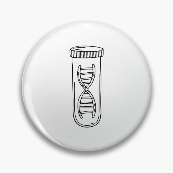 Item preview, DNA helix floating in a transparent tube in a research facility designed and sold by rasagamastore.