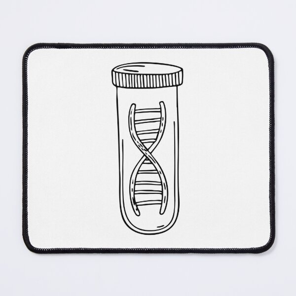 Item preview, DNA helix floating in a transparent tube in a research facility designed and sold by rasagamastore.