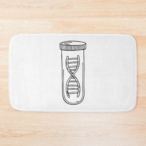 Item preview, DNA helix floating in a transparent tube in a research facility designed and sold by rasagamastore.