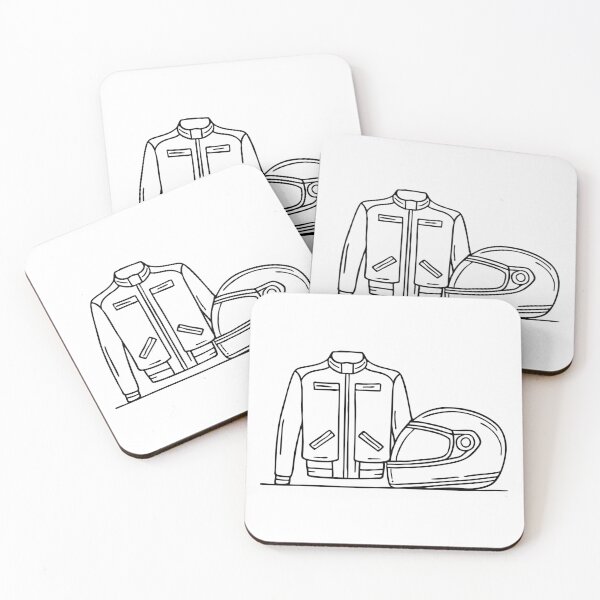 Item preview, Motorcycle helmet sitting on the floor next to a racing jacket designed and sold by rasagamastore.