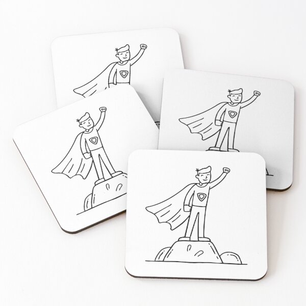 Item preview, Hero standing proudly on top of a large rock designed and sold by rasagamastore.