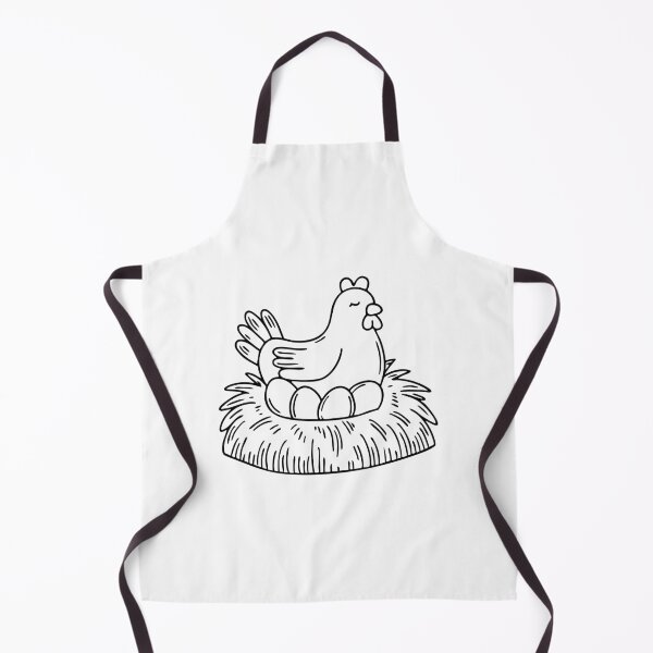 Item preview, Hen sitting in a cozy nest, guarding its eggs designed and sold by rasagamastore.