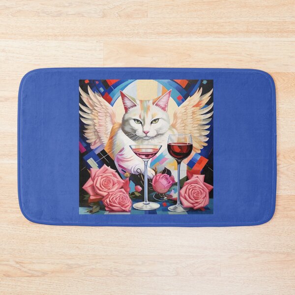 Item preview, Cat angel among roses. designed and sold by Natalia-Vlad.