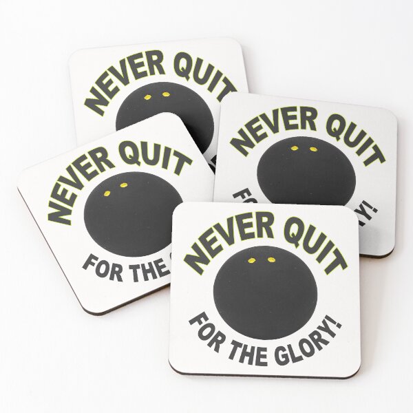 Item preview, Squash; Never Quit; For The Glory;  designed and sold by StickerApe.