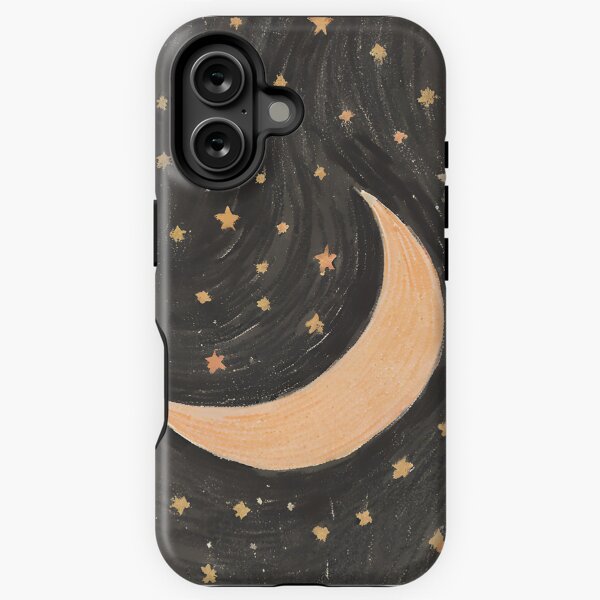 Item preview, Starry moonlit moon designed and sold by JS.Creative.
