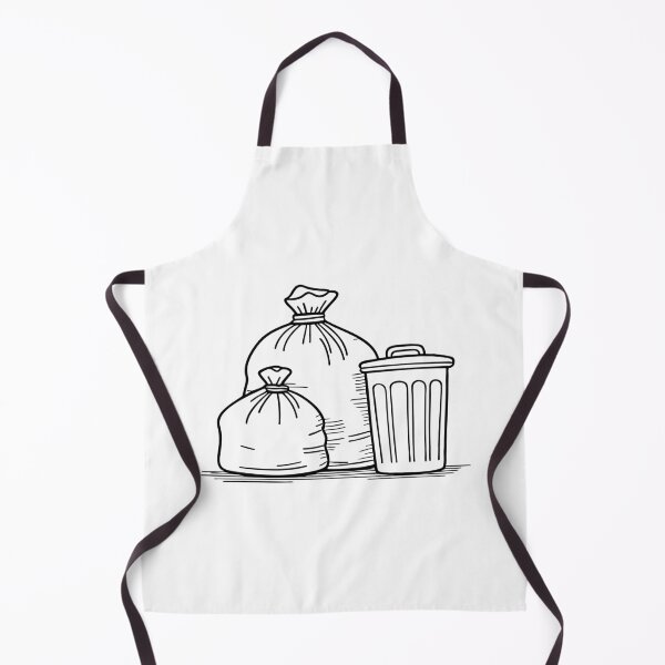 Item preview, Doodle illustration of neatly stacked garbage bags designed and sold by rasagamastore.