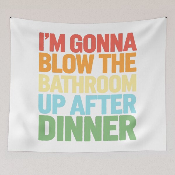 Item preview, Blow The Bathroom Up designed and sold by Angry Swan Designs.