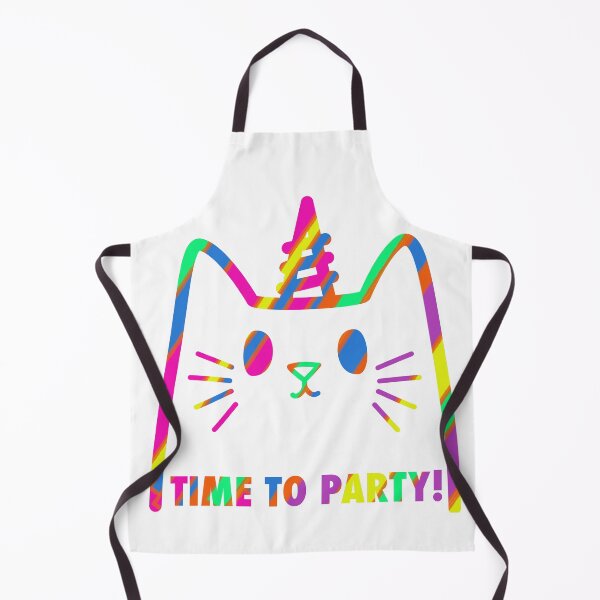 Item preview, Rainbow Birthday Caticorn Time to Party Cat Unicorn designed and sold by GetContented.