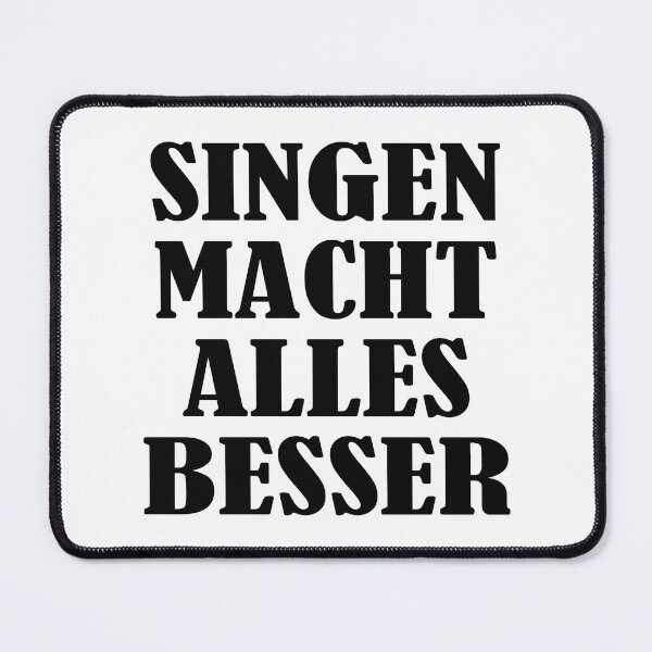 Item preview, Singen macht alles besser designed and sold by Line2Rhyme.