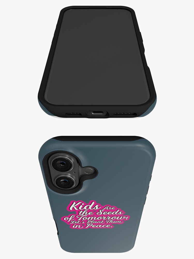 Thumbnail 3 of 4, iPhone Case, Kids Are the Seeds of Tomorrow. Let's Plant Them in Peace. designed and sold by Finvara.