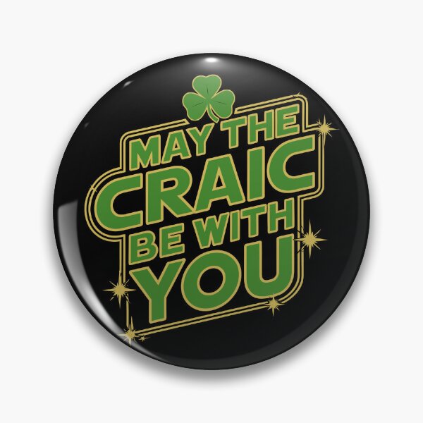 Item preview, May The Craic Be With You designed and sold by Angry Swan Designs.