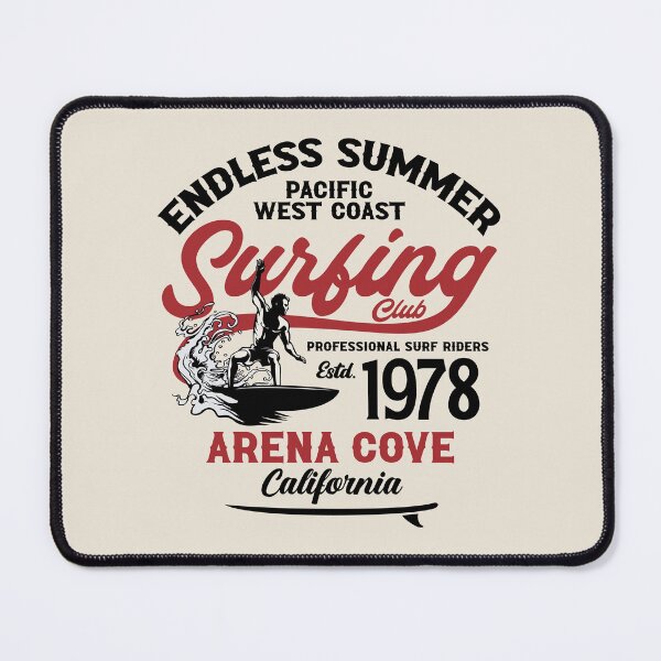 Item preview, Arena Cove Beach Surfing Club Surf Mendocino County California designed and sold by eclecTEEq.