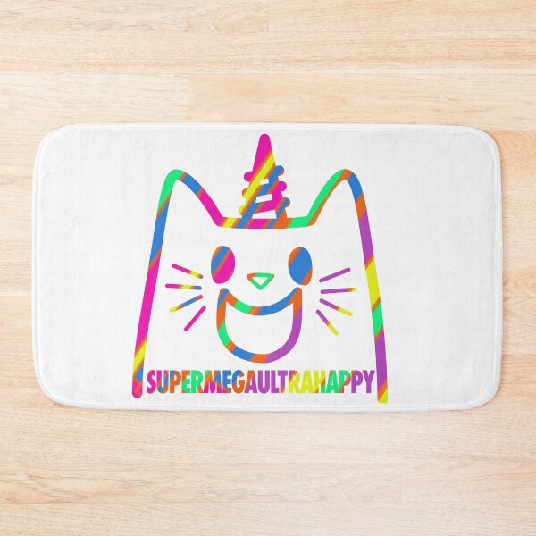 Item preview, Rainbow Birthday Caticorn Super Mega Ultra Happy Cat Unicorn designed and sold by GetContented.