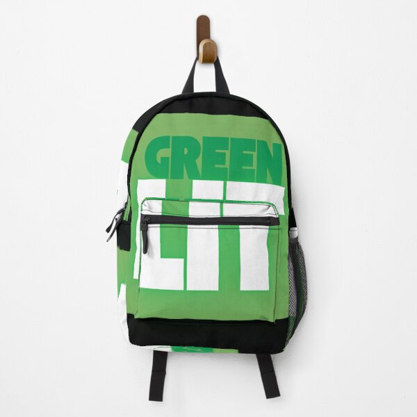Item preview, Green Lit, Green Button, Mr Lipsky designed and sold by Mr-Lipsky.
