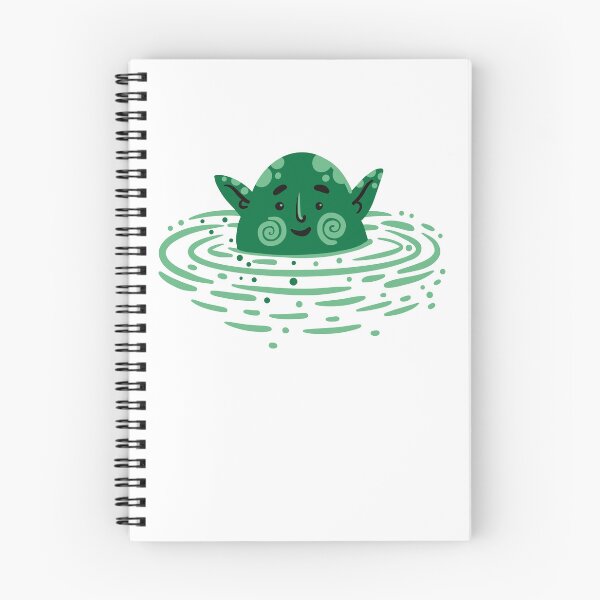 Item preview, Happy Green monster in green gloop designed and sold by jasmineberry.