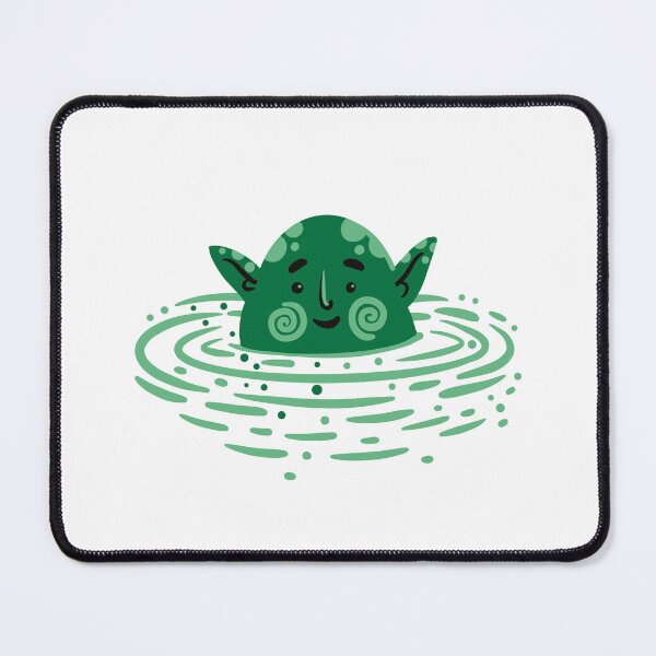 Item preview, Happy Green monster in green gloop designed and sold by jasmineberry.