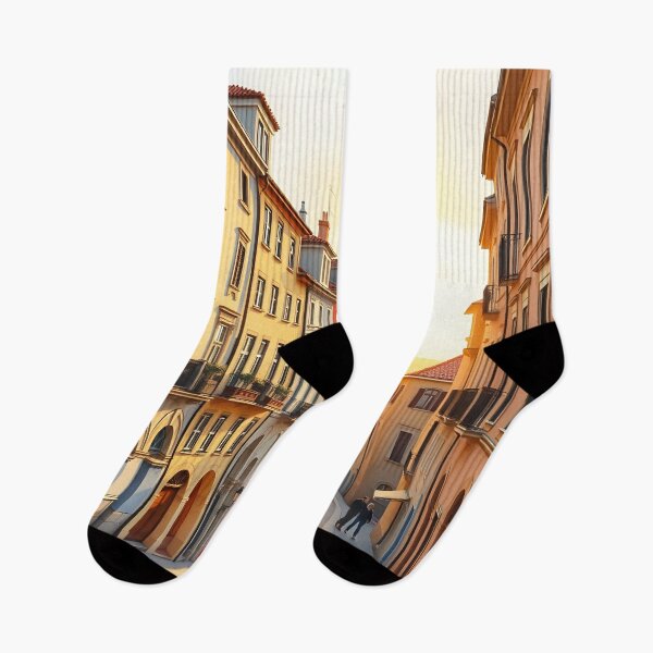 Item preview, San Sebastián’s Old Town: Parte Vieja Sunset Charm designed and sold by LSVart.