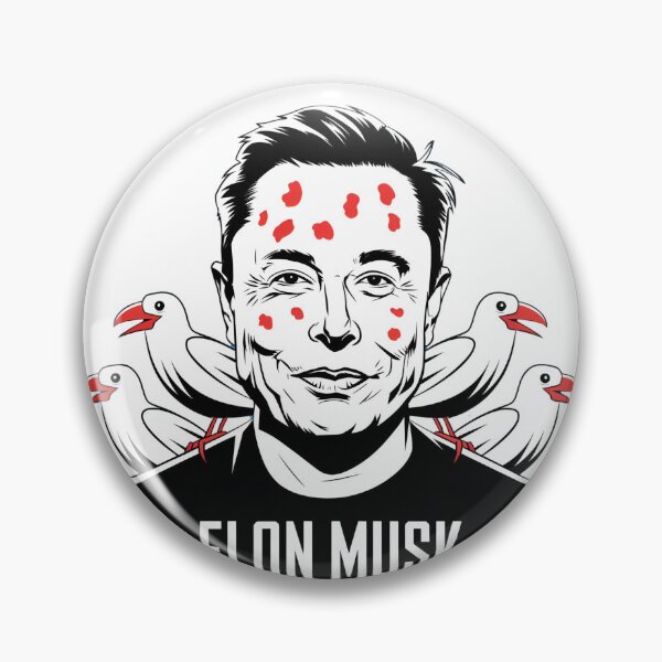 Item preview, I never thought Elon Musk would lose his mind one day. Crazy!! Sticker designed and sold by ⭐ANADIF DESIGN⭐.