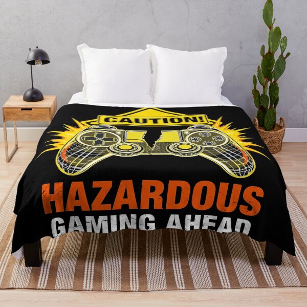Item preview, Caution! Hazardous Gaming Ahead designed and sold by svarupa.