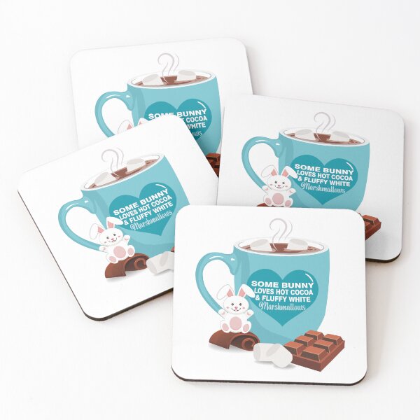 Item preview, Some bunny loves hot cocoa BLUE designed and sold by StellarFX.