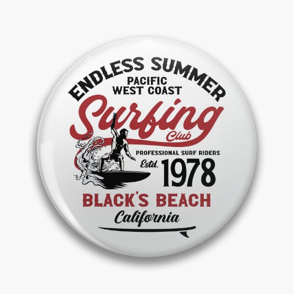 Item preview, Blacks Beach Surfing Club Surf La Jolla San Diego California designed and sold by eclecTEEq.