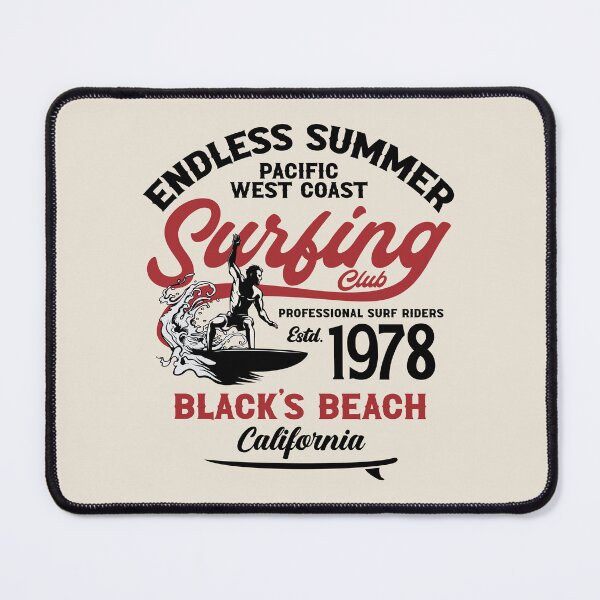 Item preview, Blacks Beach Surfing Club Surf La Jolla San Diego California designed and sold by eclecTEEq.