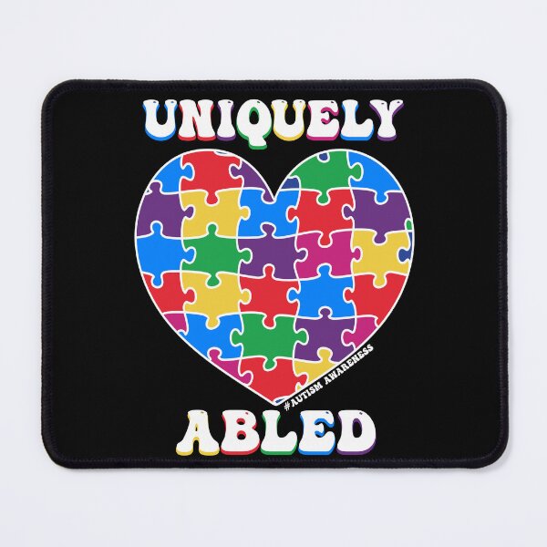 Item preview, Uniquely Abled - Colorful Puzzle Heart - Autistic Gril Boy designed and sold by Smix Pixels.