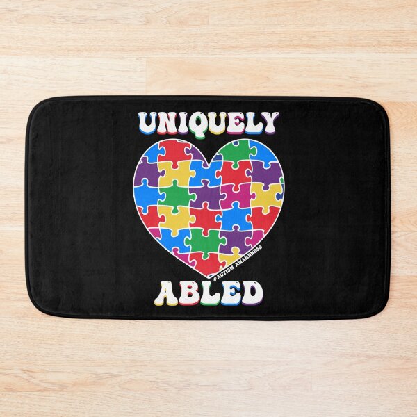 Item preview, Uniquely Abled  - Colorful Puzzle Heart  - Autistic Gril Boy  designed and sold by Smix Pixels.