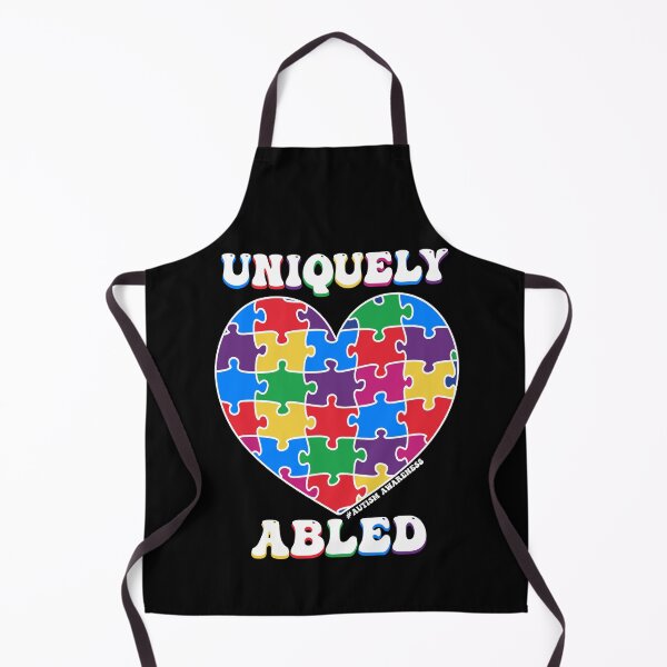 Item preview, Uniquely Abled - Colorful Puzzle Heart - Autistic Gril Boy designed and sold by Smix Pixels.