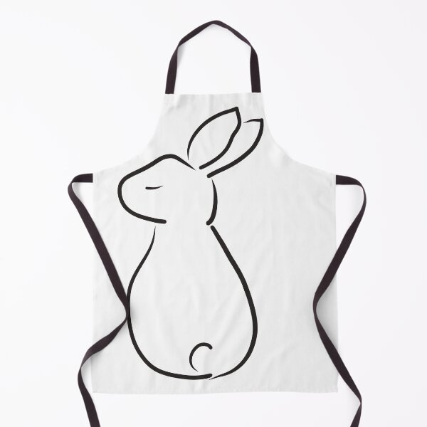 Item preview, line drawing of a rabbit from behind designed and sold by LiskoDesign.