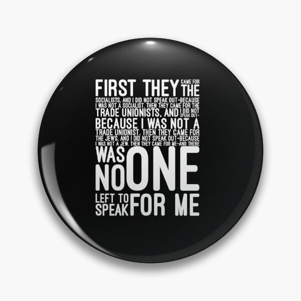 Item preview,  First they came for the socialists designed and sold by Mae i live.