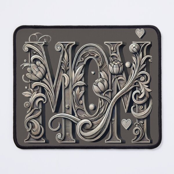 Item preview, Vintage Floral MOM Typography designed and sold by Desireehaz.