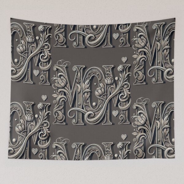 Item preview, Vintage Floral MOM Typography designed and sold by Desireehaz.