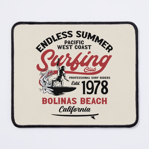 Item preview, Bolinas Beach Surfing Club Surf Marin County California designed and sold by eclecTEEq.